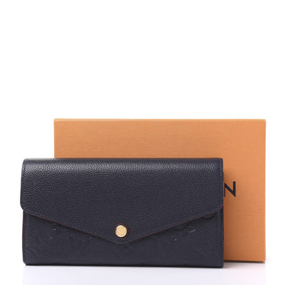 Louis Vuitton Empreinte Sarah Wallet NM Marine Rouge 10 of 10