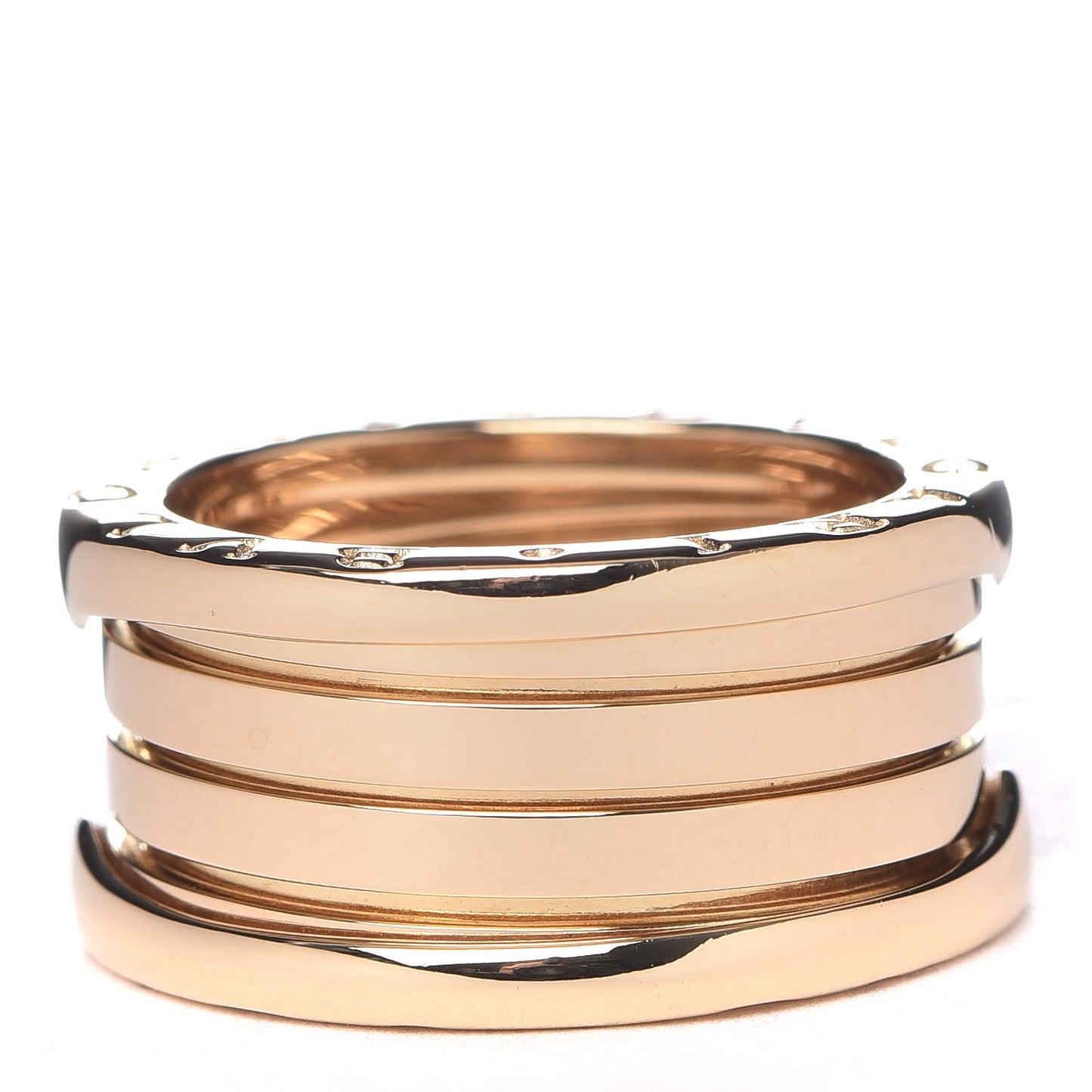 18K Yellow Gold B.Zero1 Four-Band Ring 54 6.75