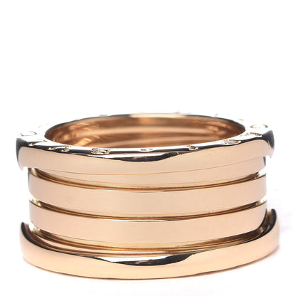 Bulgari 18K Yellow Gold B.Zero1 Four-Band Ring 54 6.75 3 of 6