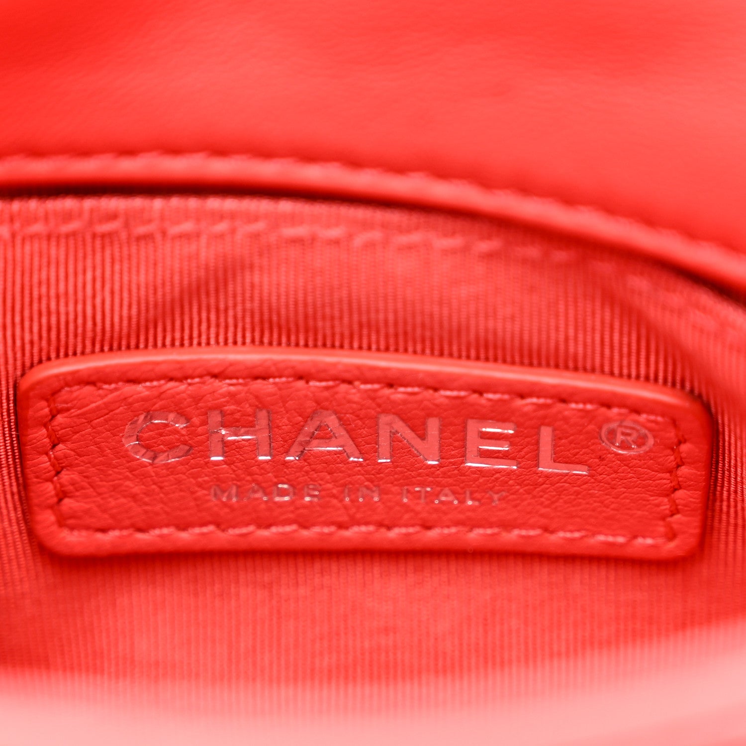 Chanel Lambskin Mixed Fibers Large Shopping Bag Red Purple White 9 of 14