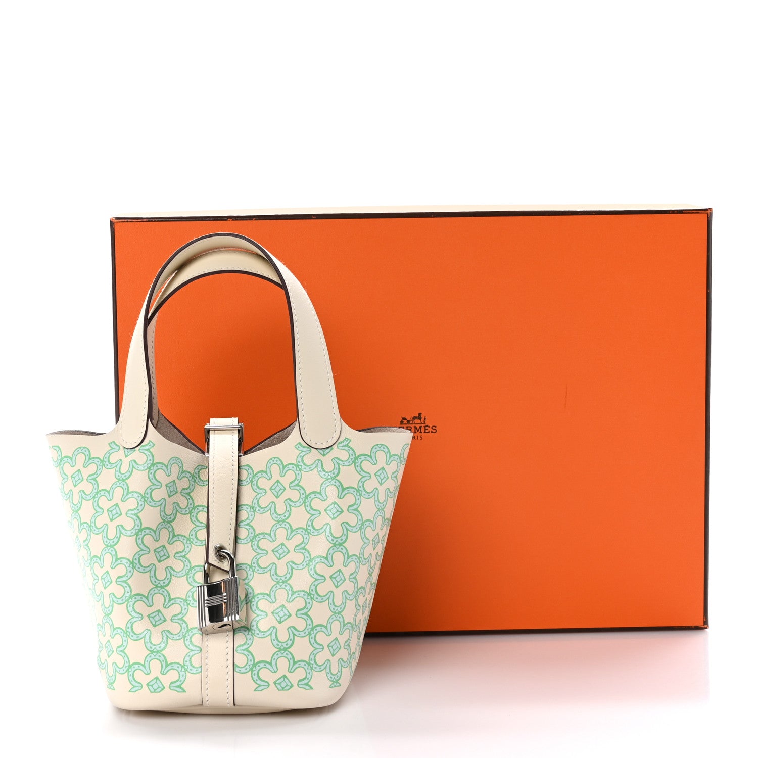 Hermes Swift Micro Lucky Daisy Picotin Lock Nata Vert 13 of 13