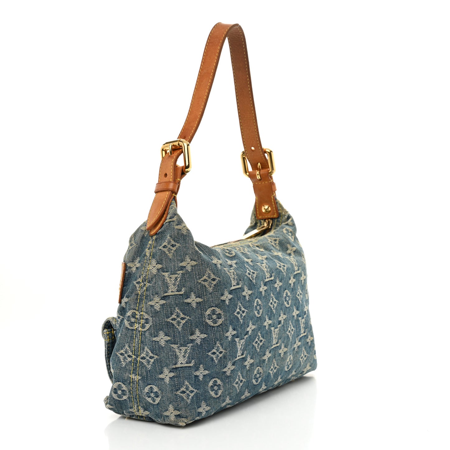 Monogram Denim Baggy PM Blue