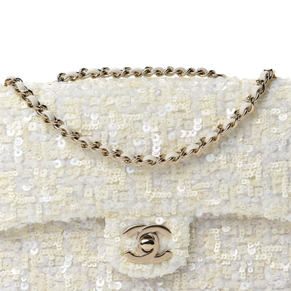 Chanel Sequin Mini Rectangular Flap White 11 of 11