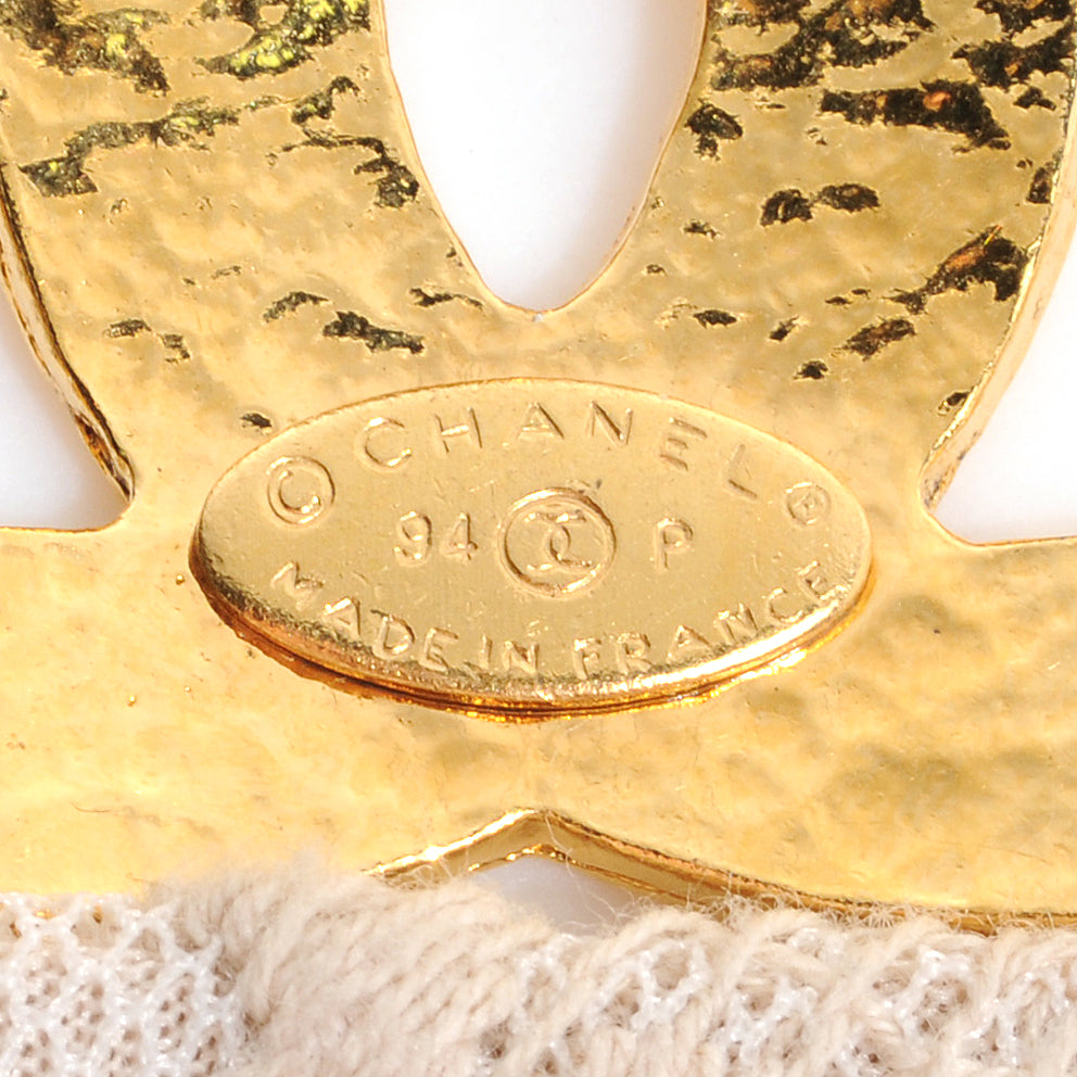 Chanel Quilted CC Long Chain Necklace Gold 4 of 6