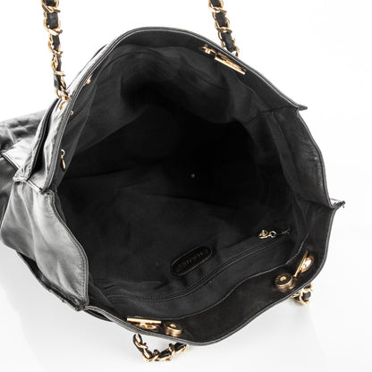 Chanel Lambskin CC Shopper Tote Black 5 of 6