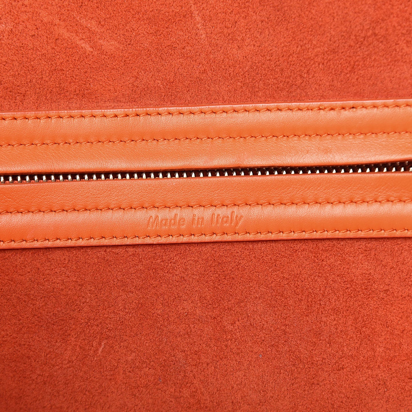 Supple Calfskin Medium Phantom Luggage Orange