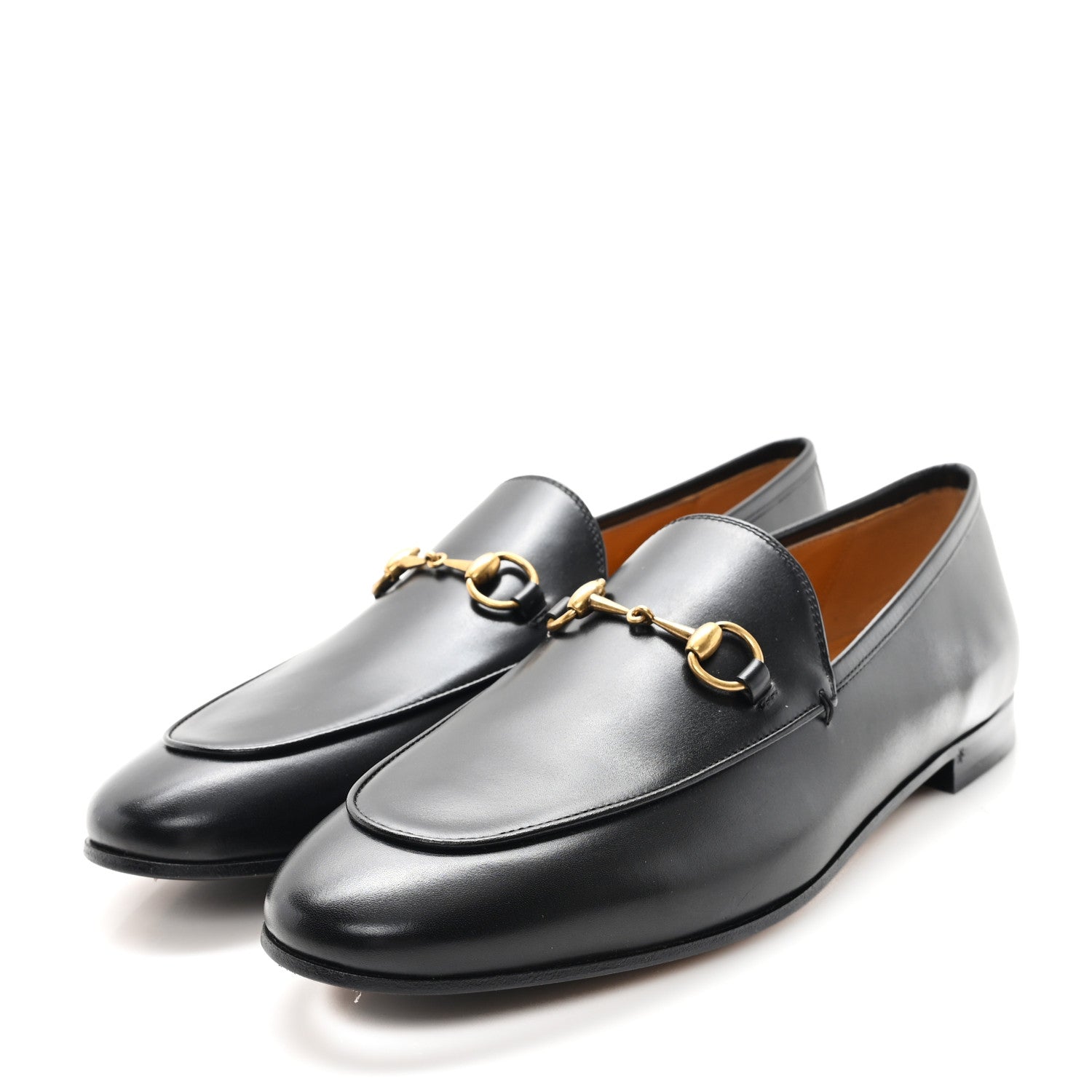 Gucci Calfskin Womens Jordaan Loafers 41 Black 4 of 9