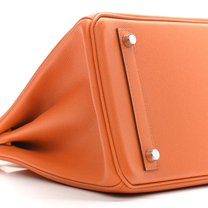 Hermes Epsom Birkin 30 Orange 9 of 10