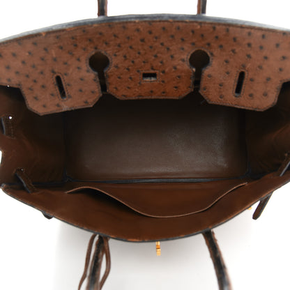 Hermes Ostrich Birkin 35 Noisette 5 of 16