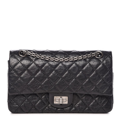 Chanel Aged Calfskin Quilted 2.55 Reissue 225 Flap Black 1 of 11