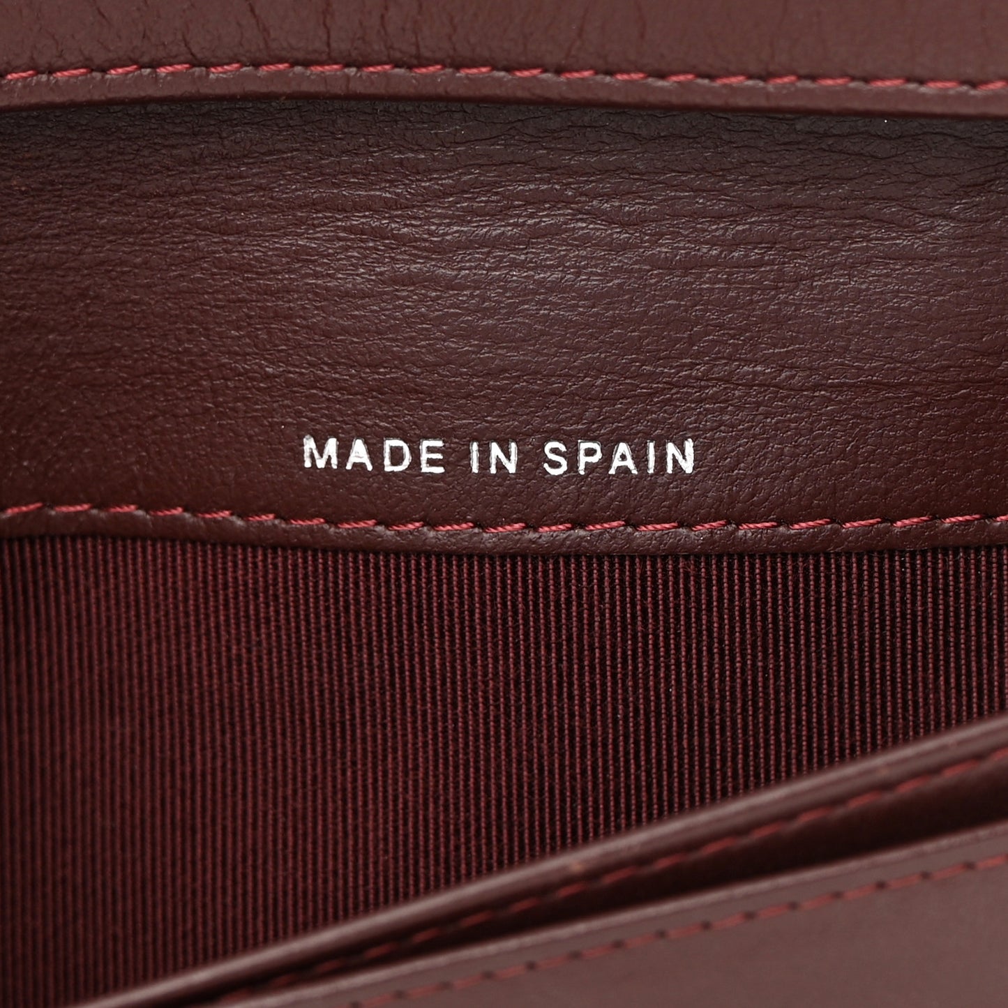 Lambskin Quilted Yen Wallet Black