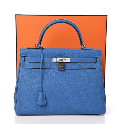 Hermes Togo Kelly Retourne 32 Mykonos 37 of 37