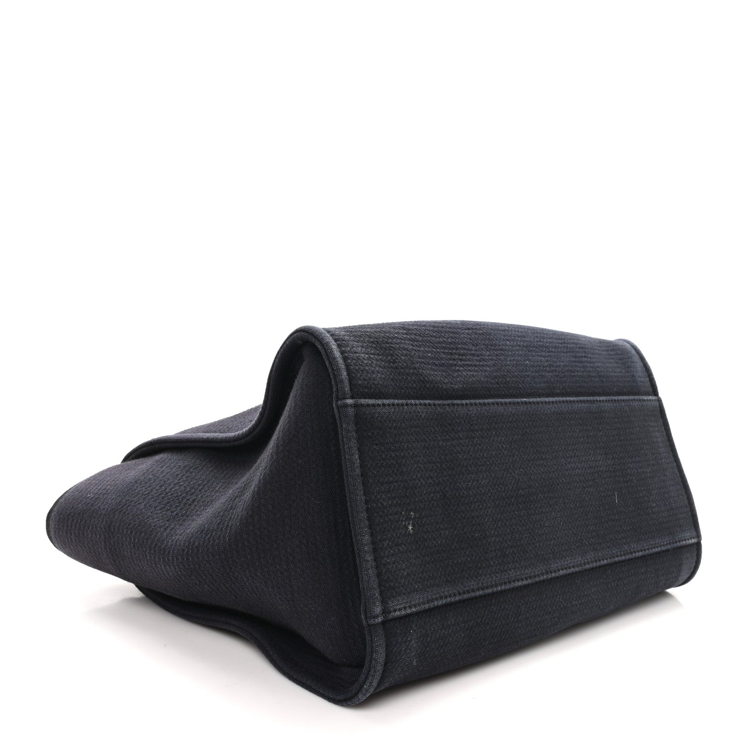 Chanel Mixed Fibers Medium Deauville Tote Navy Blue 5 of 12