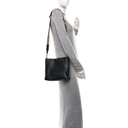 Stella McCartney STELLA MCCARTNEY Eco Alter Nappa Perforated Logo Mini Crossbody Black 2 of 9