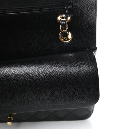 Chanel Caviar Quilted Medium Double Flap Black 10 of 10