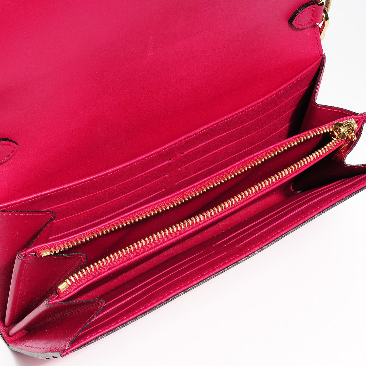Vernis Chaine Wallet Rose Indien