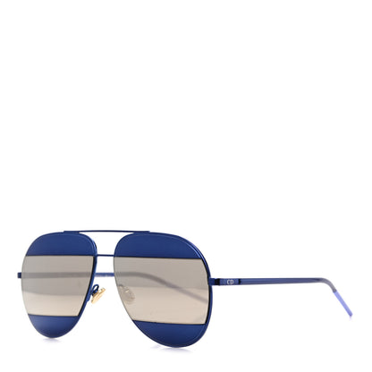 Christian Dior Split 1 Aviator Sunglasses Blue 1 of 7