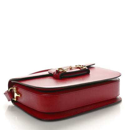 Gucci Azalea Calfskin Horsebit 1955 Shoulder Bag New Cherry Red 4 of 11