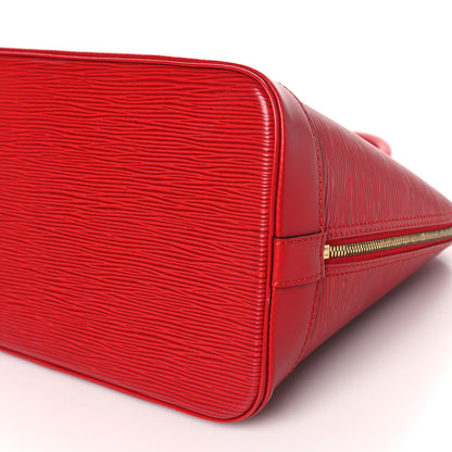 Louis Vuitton Epi Alma PM Castillan Red 9 of 9