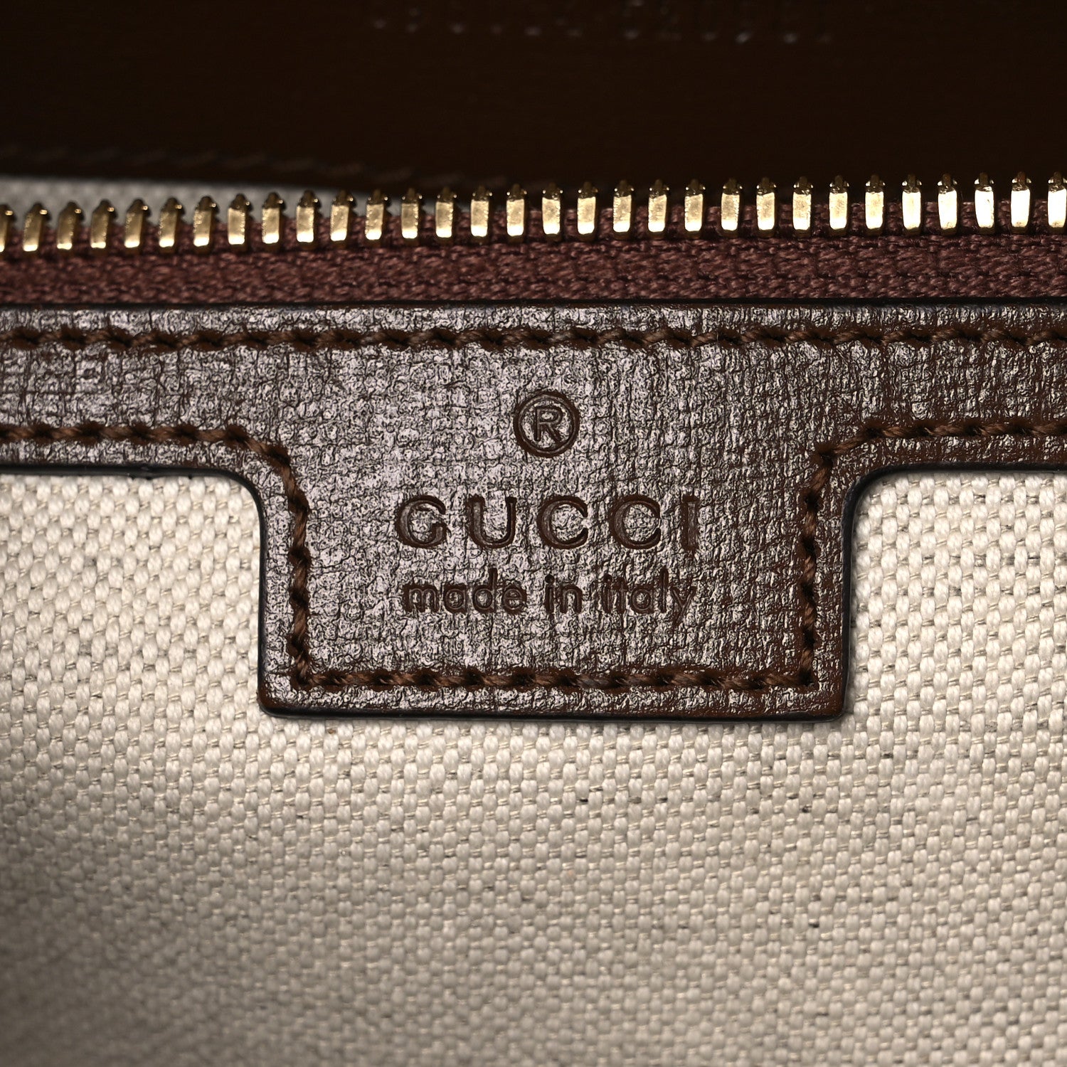 Gucci GG Supreme Monogram Azalea Calfskin Retro Interlocking G Duffle Bag Beige Ebony Brown Sugar 5 of 13