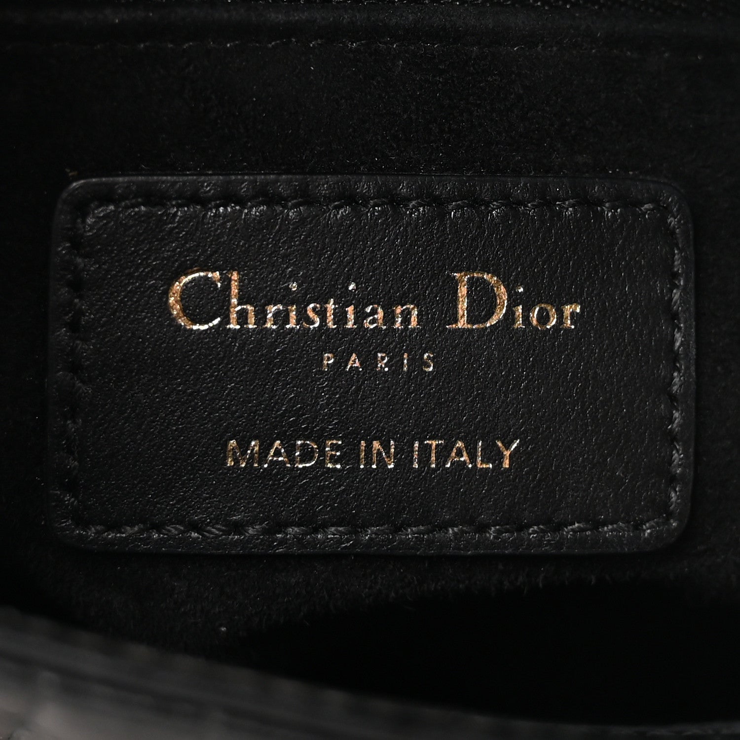 Christian Dior Lambskin Cannage Small My ABCDior Lady Dior Black 6 of 9