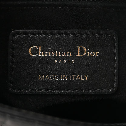 Christian Dior Lambskin Cannage Small My ABCDior Lady Dior Black 6 of 9