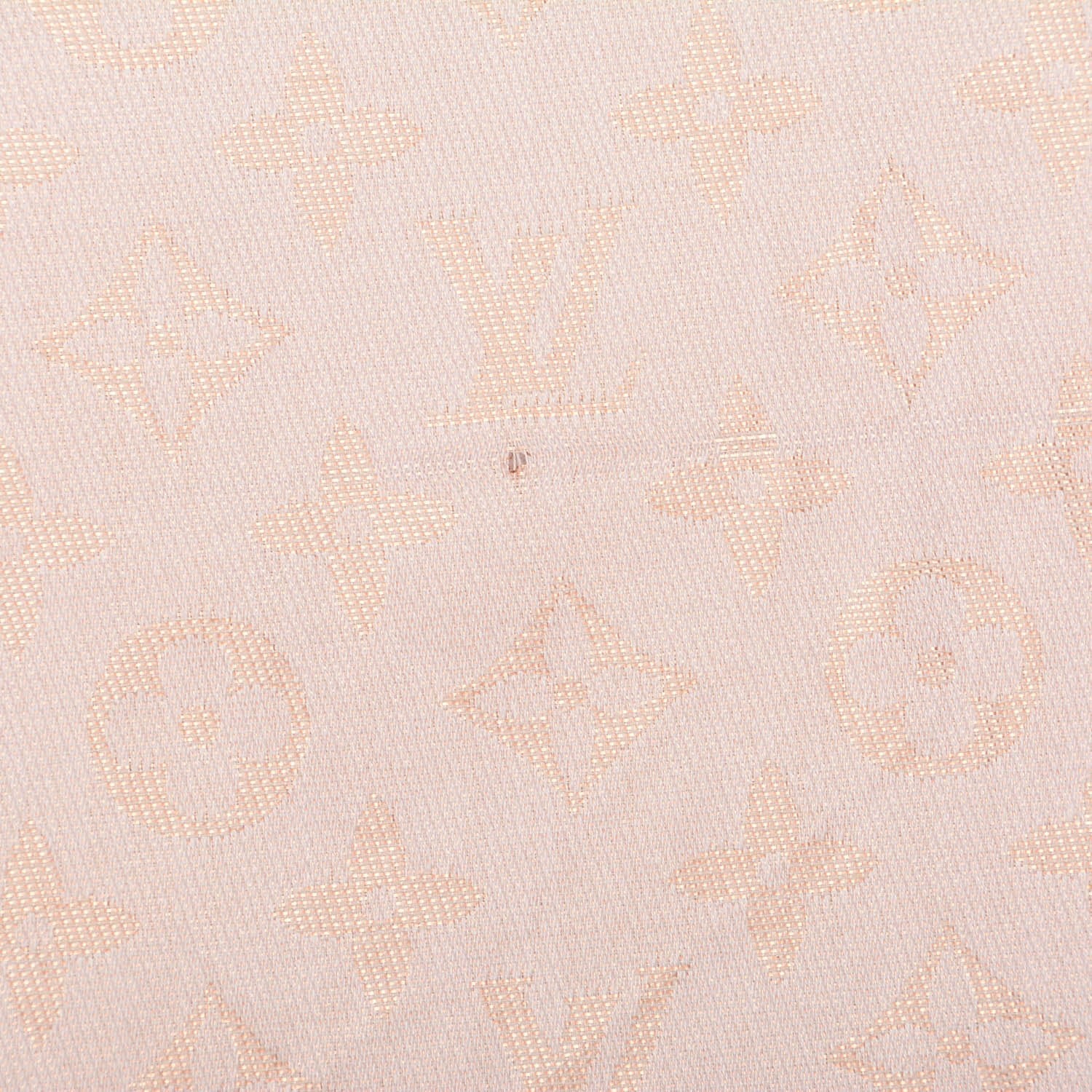 Louis Vuitton Silk Wool Monogram Voile Shawl Peach 5 of 6