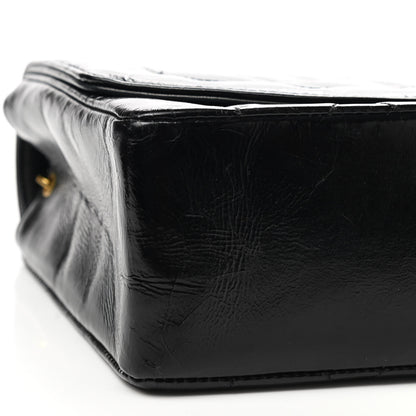 Chanel Patent Quilted Medium Single Flap Bag Black 9 of 11