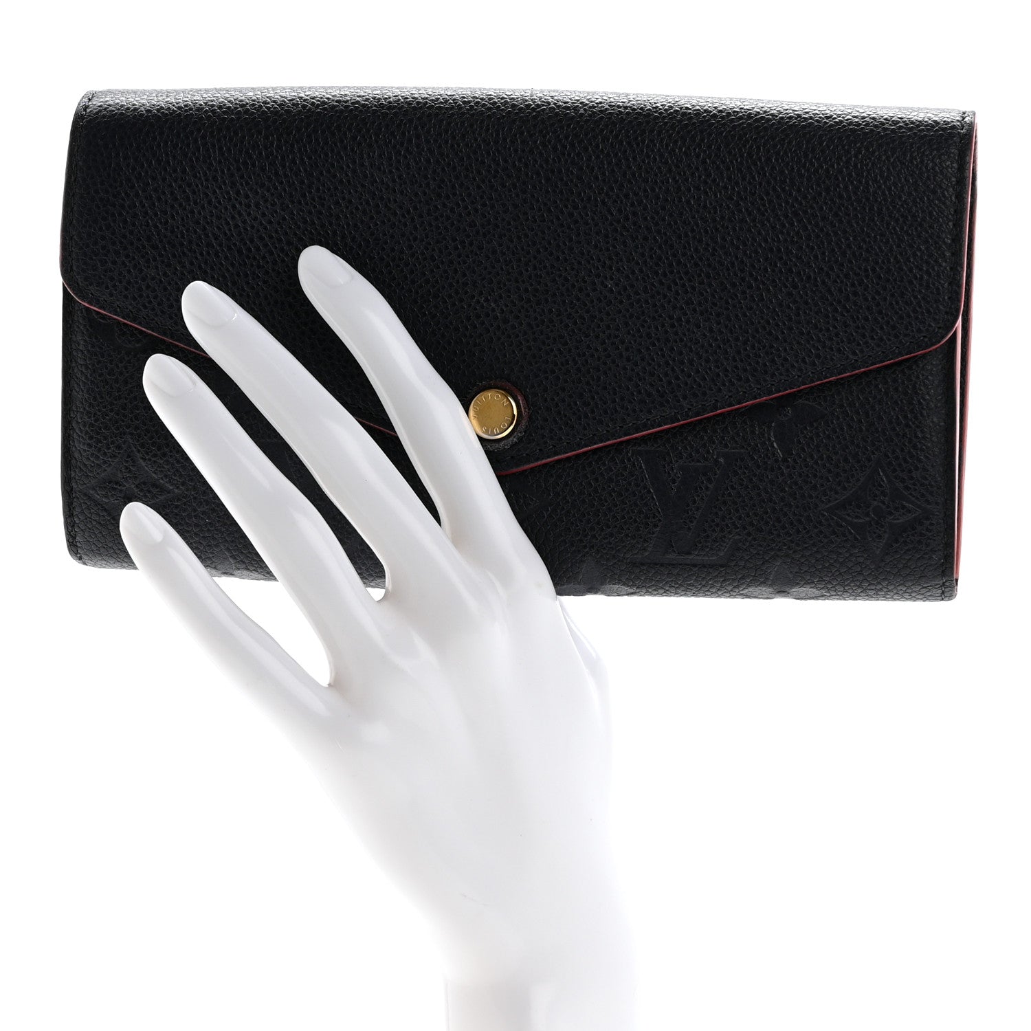 Louis Vuitton Empreinte Sarah Wallet NM Marine Rouge 3 of 12