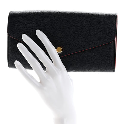 Louis Vuitton Empreinte Sarah Wallet NM Marine Rouge 3 of 12