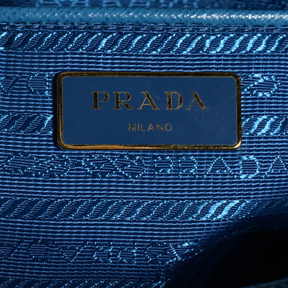 Prada Saffiano Lux Large Promenade Tote Cobalto 7 of 10