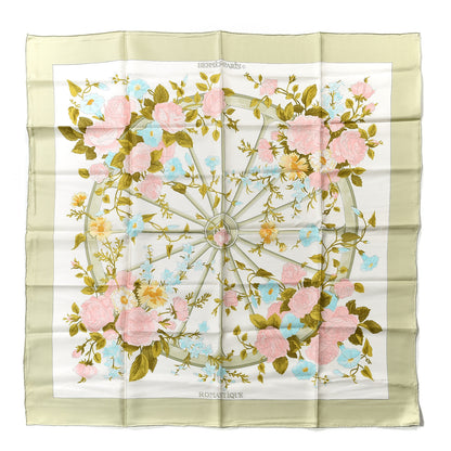Hermes Jacquard Silk Romantique Scarf 90 1 of 5