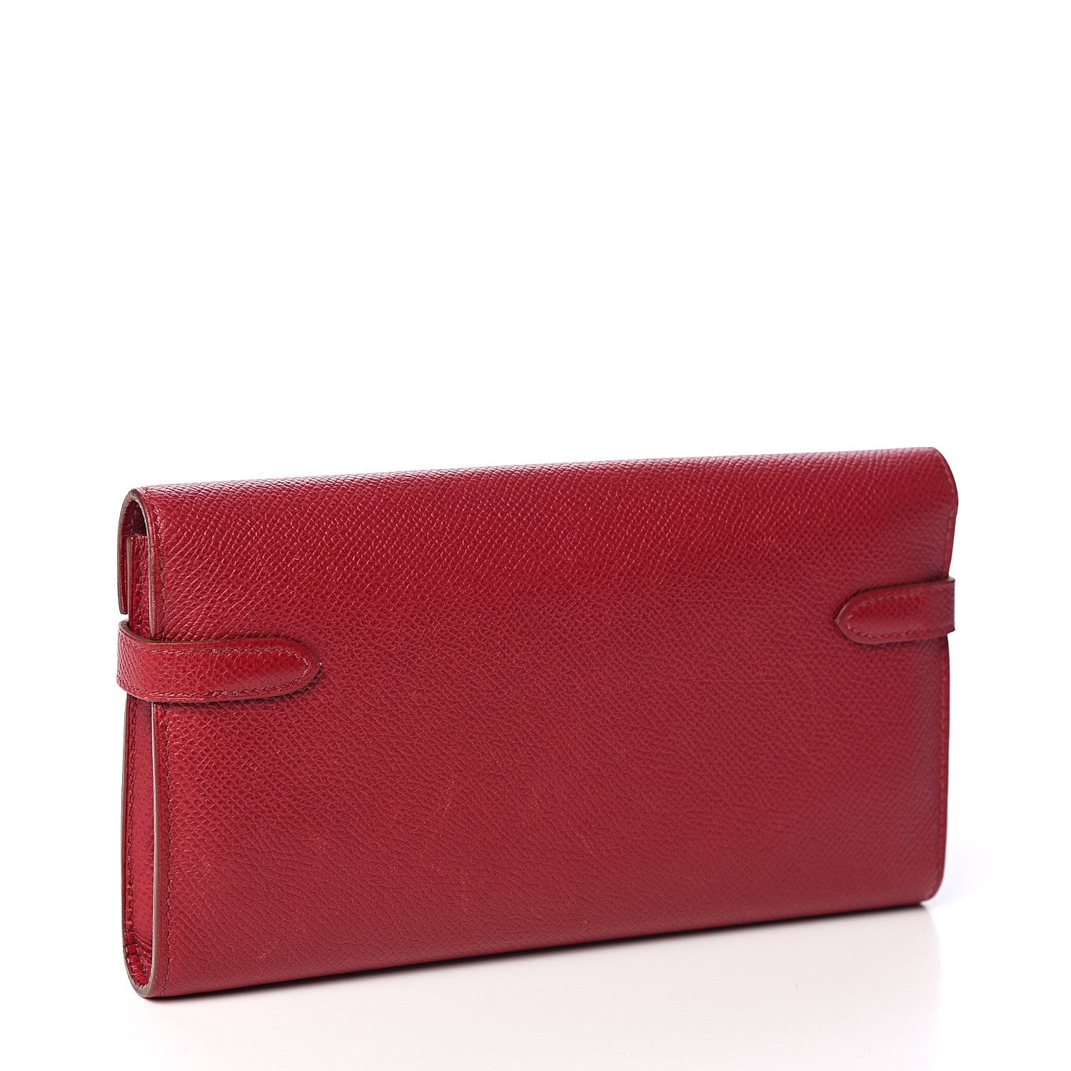 Hermes Epsom Kelly Longue Wallet Rubis 2 of 7
