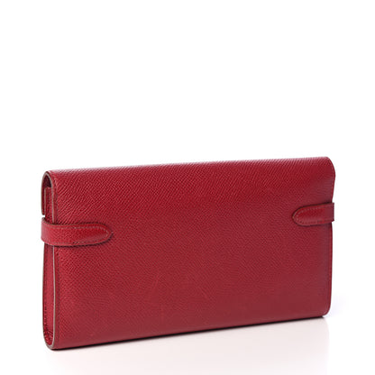 Hermes Epsom Kelly Longue Wallet Rubis 2 of 7