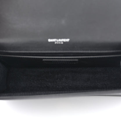 Saint Laurent Smooth Calfskin Medium Classic Monogram Kate Tassel Satchel Black 5 of 13