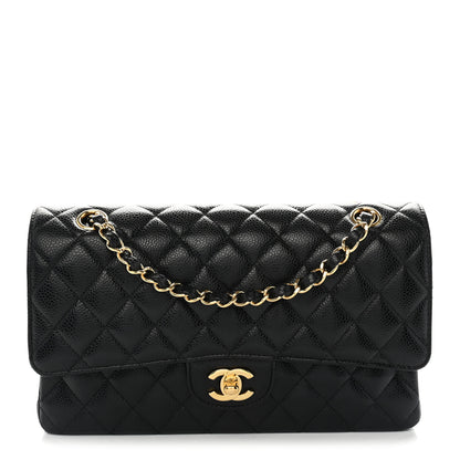 Chanel Caviar Quilted Medium Double Flap Black 1 of 11