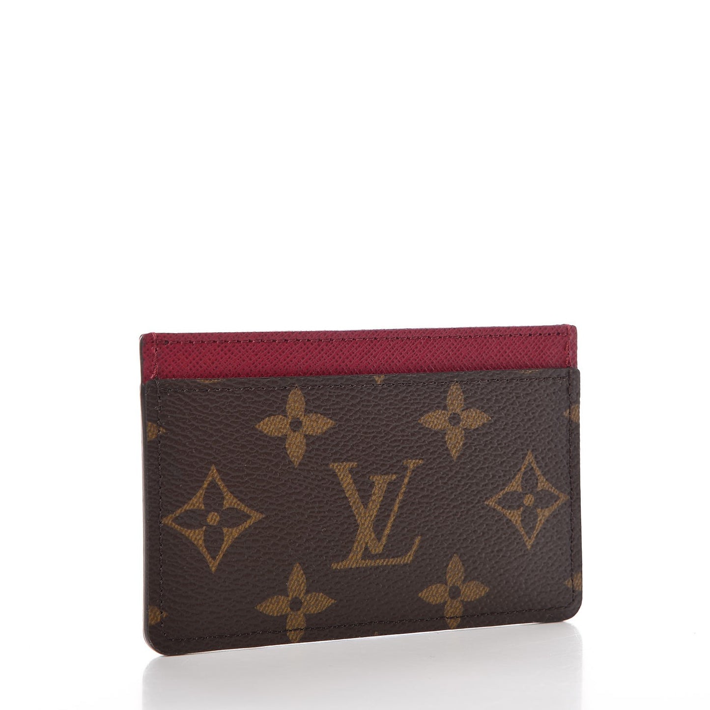Monogram Card Holder Fuchsia