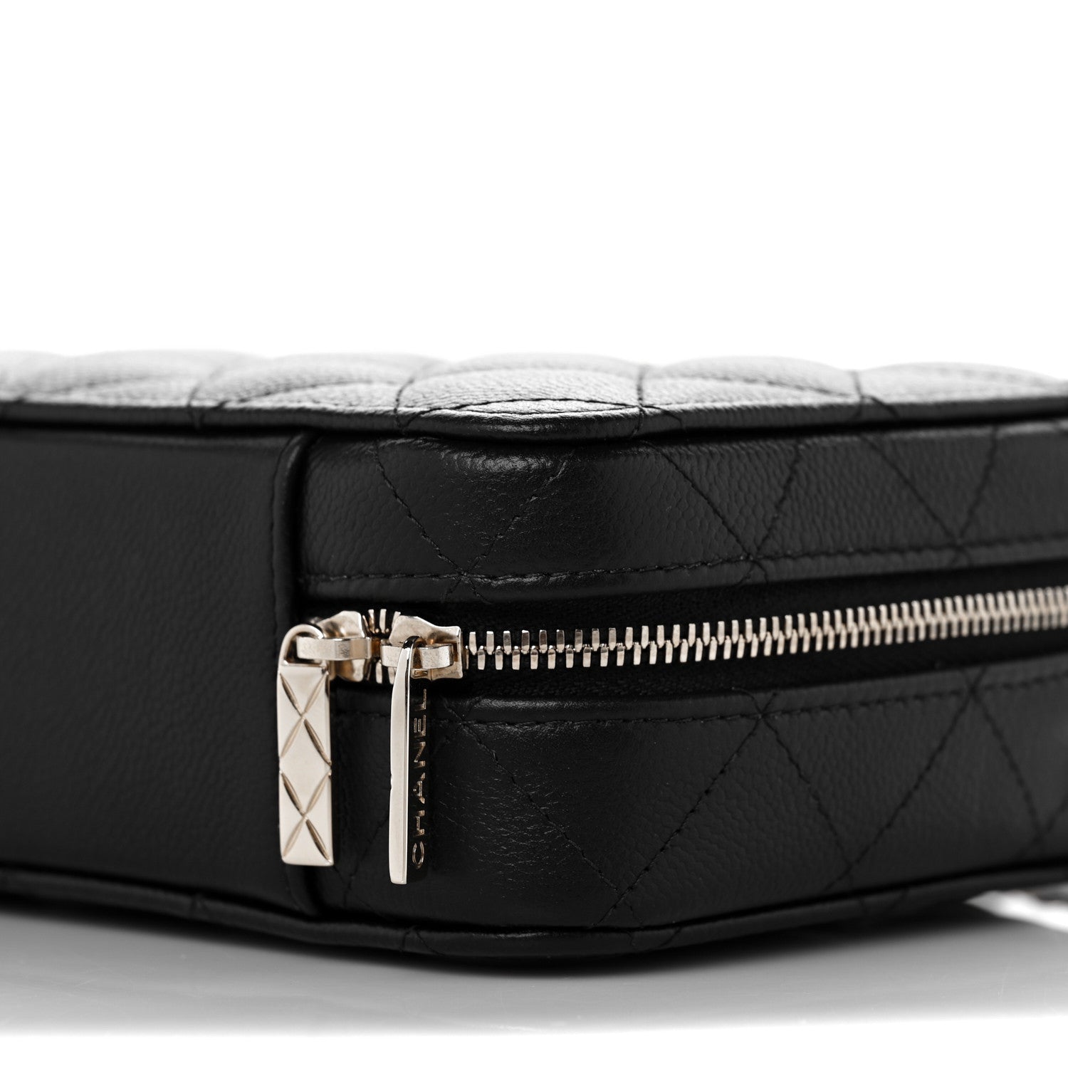 Chanel Caviar Quilted Vanity Case Black 9 of 10
