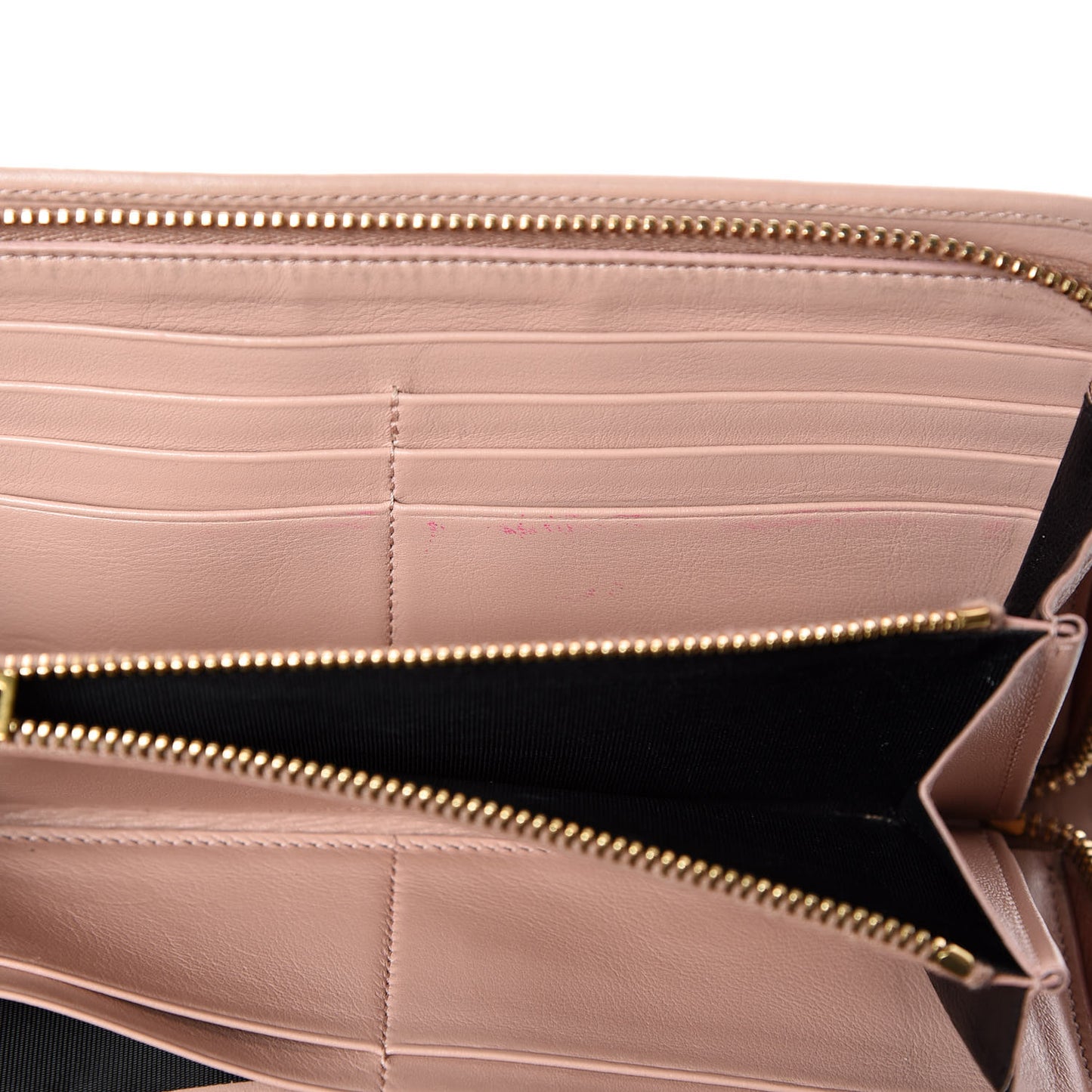 Calfskin Classic Zip Around Wallet Pink