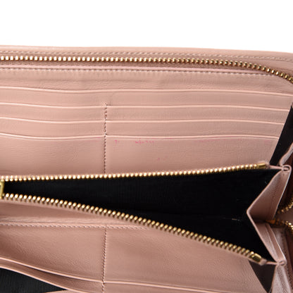 Saint Laurent Calfskin Classic Zip Around Wallet Pink 13 of 18