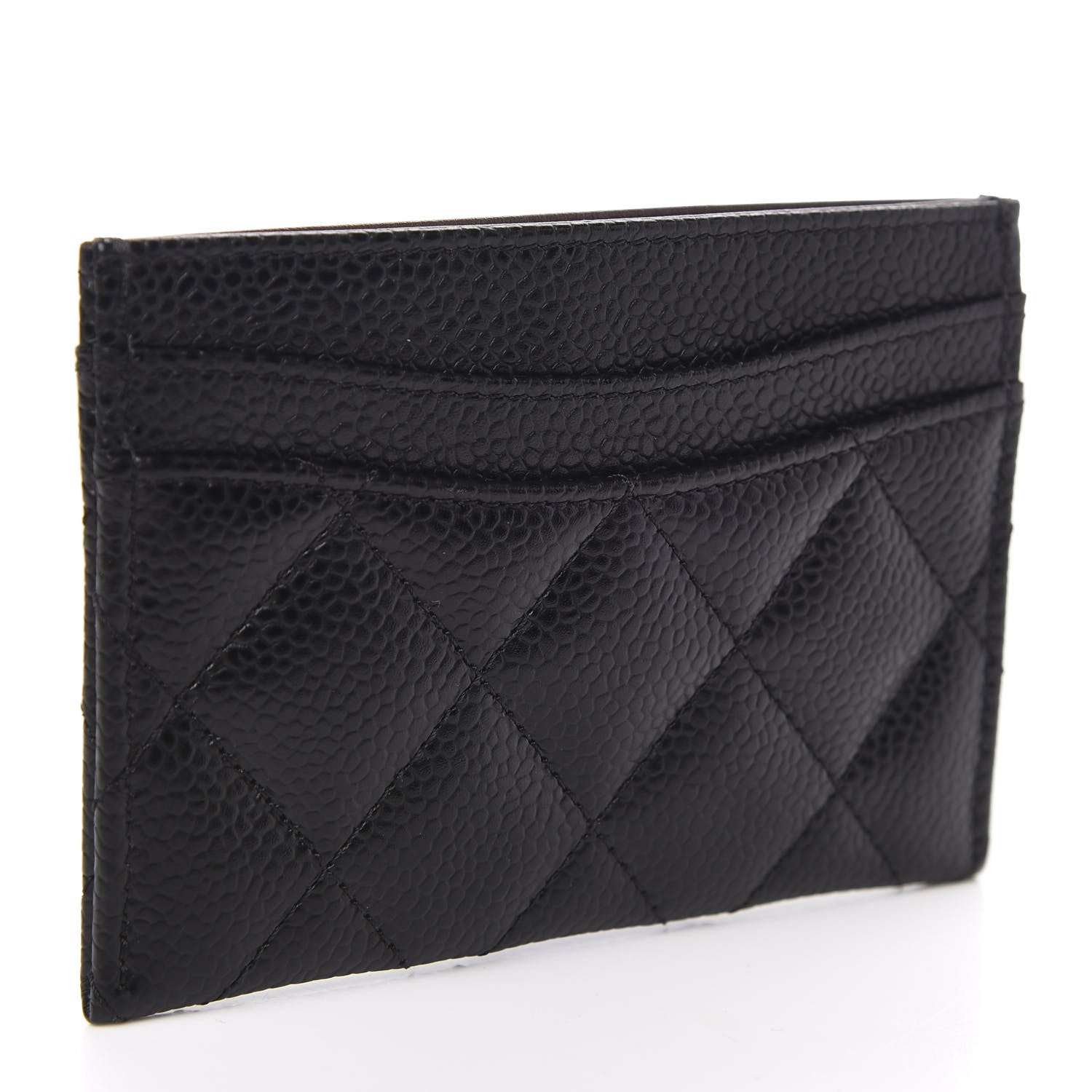 Chanel Caviar Quilted Card Holder Black 3 of 9
