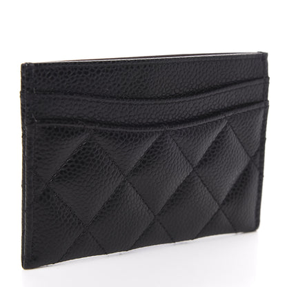 Chanel Caviar Quilted Card Holder Black 3 of 9