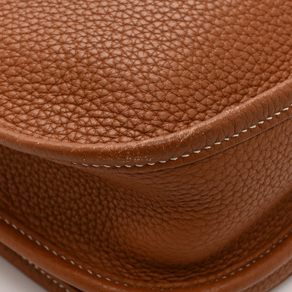 Hermes Taurillon Clemence Evelyne III PM Gold 11 of 12