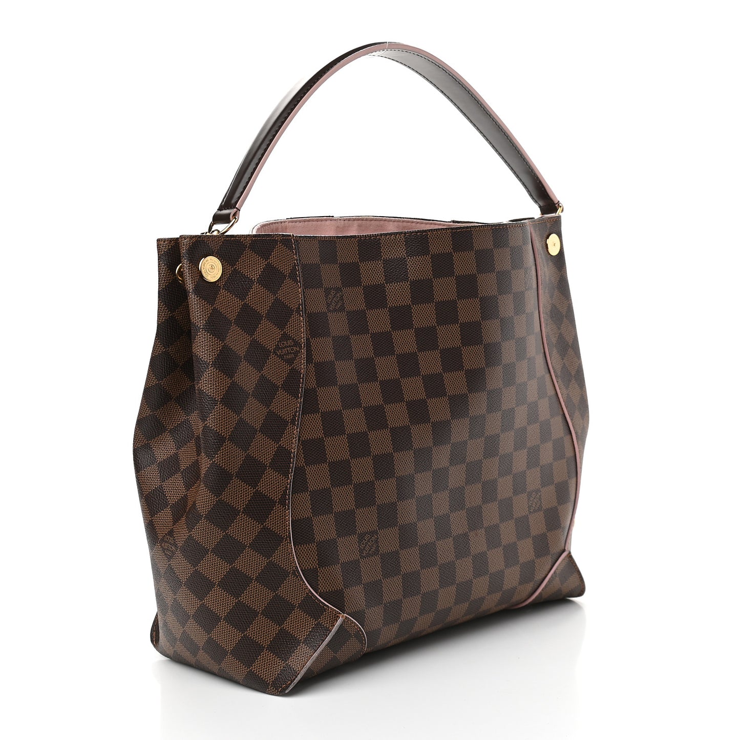 Damier Ebene Caissa Hobo Rose Ballerine