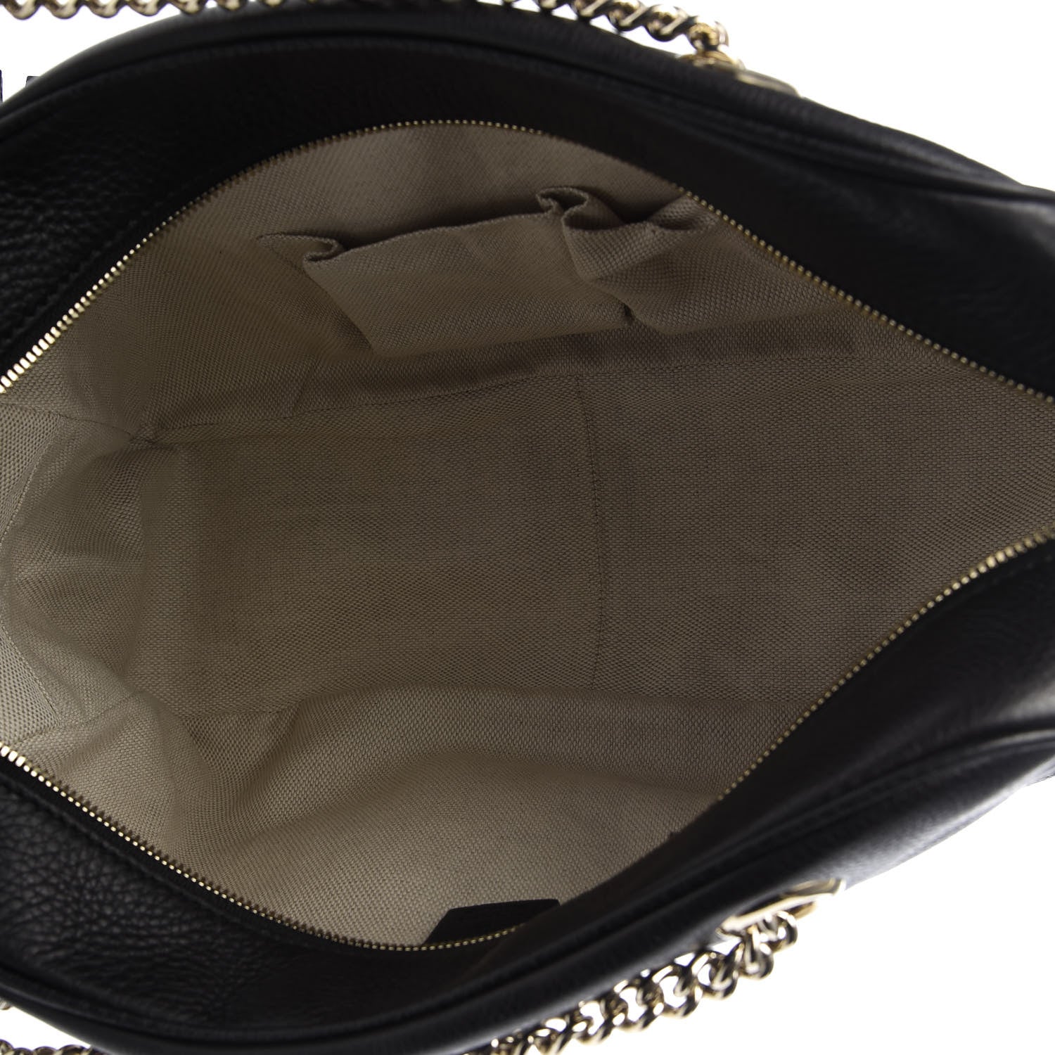 Gucci Pebbled Calfskin Medium Soho Bowler Black 5 of 9