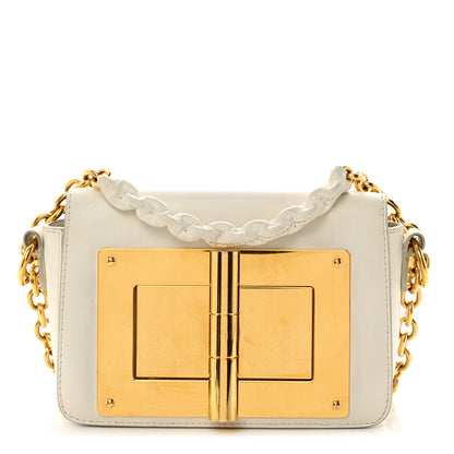 Tom Ford Calfskin Small Natalia Chain Bag White 1 of 11