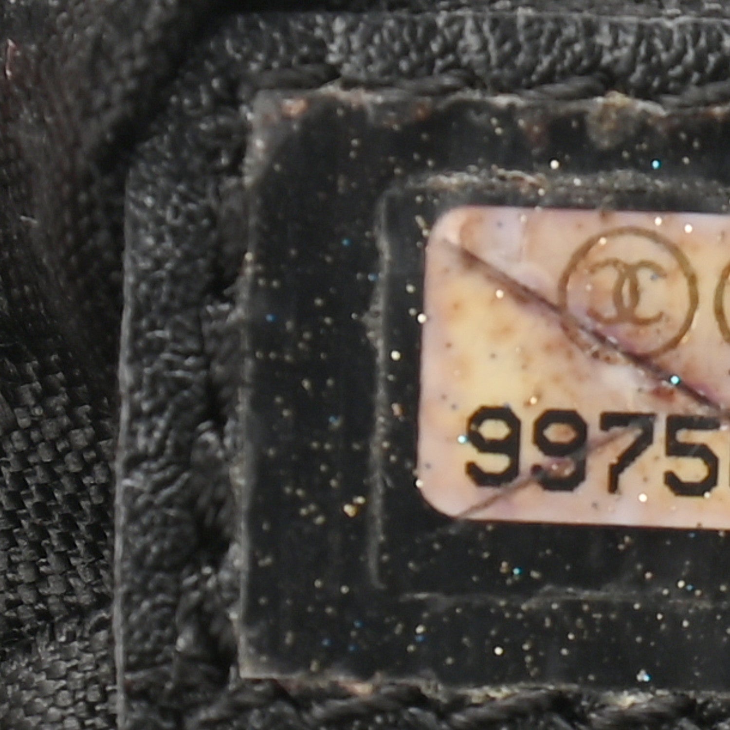 Chanel Caviar Square Stitched Tote Black 6 of 8