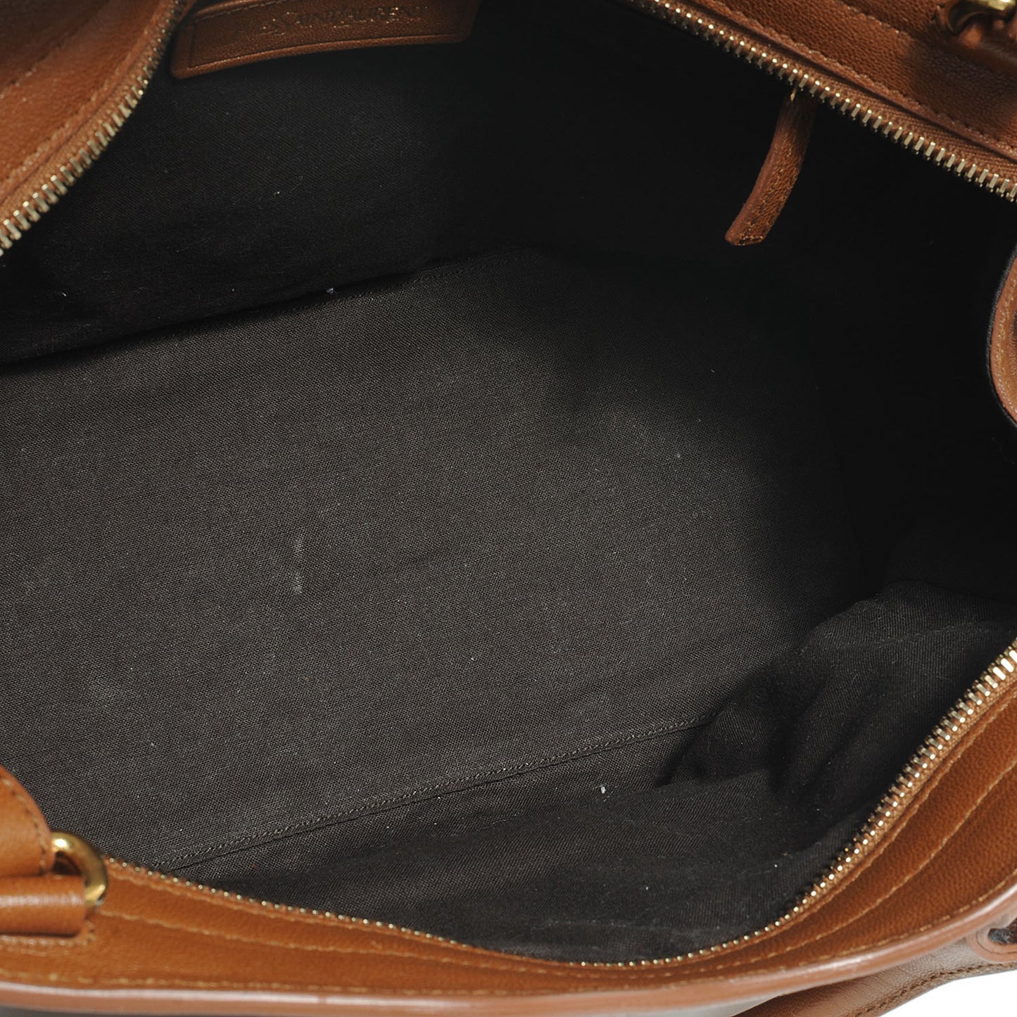 Leather Mini Cabas Chyc Whiskey