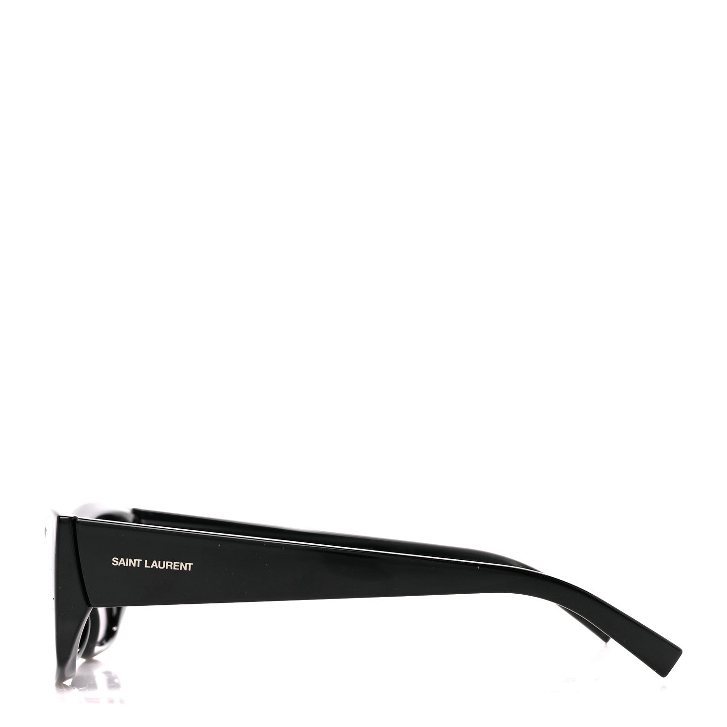 Saint Laurent Acetate Ultra Cat Eye Sunglasses SL 593 Black 3 of 9