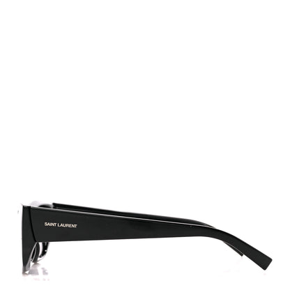 Saint Laurent Acetate Ultra Cat Eye Sunglasses SL 593 Black 3 of 9